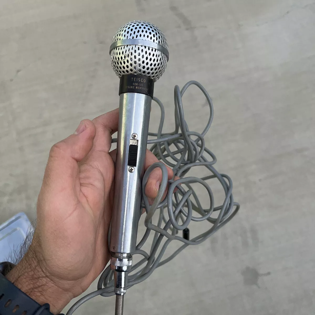 MICROPHONE TEISCO SOUND UDM 105 VINTAGE MADE IN JAPAN