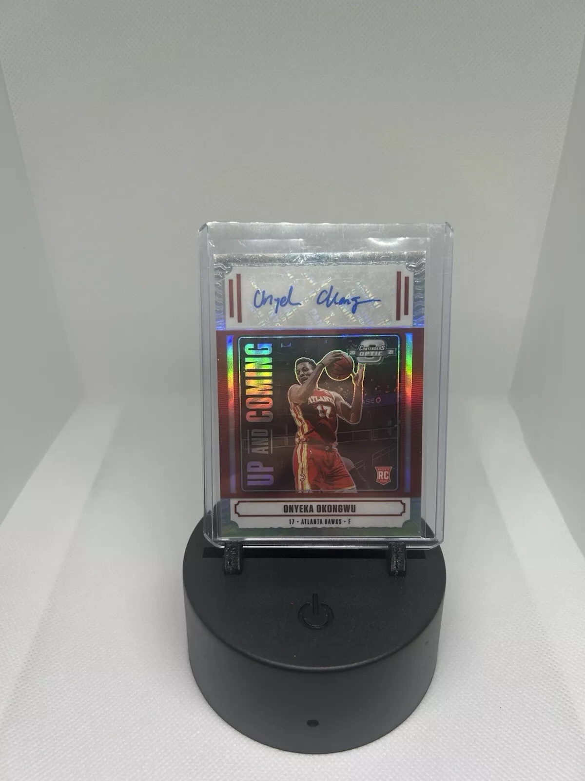 2020-21 Panini Contenders Optic Up and Coming /99 Onyeka Okongwu Rookie Auto RC