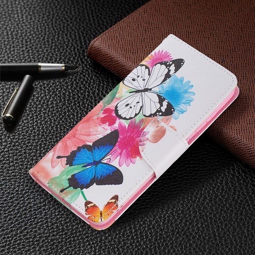 For Samsung S25 Ultra Plus S23 FE S22 S21 Pattern Case Holder Leather Flip Cover - Picture 4 of 16