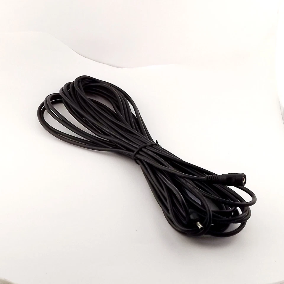 DC Power 3.5mm x 1.35mm Female Jack to Male Plug Camera Extension Cord Cable 10m - Image 2 of 4