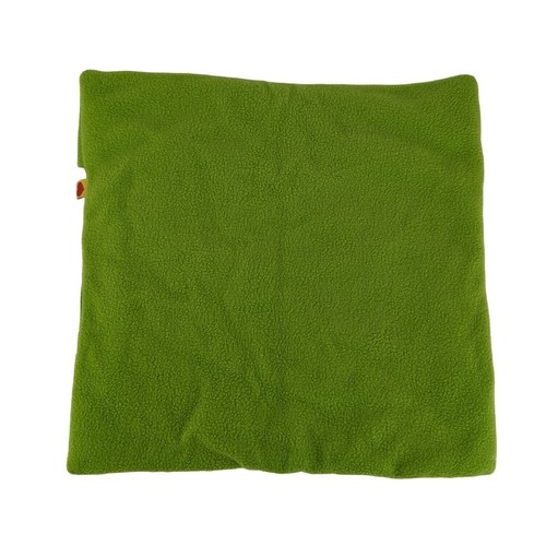 Build A Bear Green Blanket & Pillow Bedding Pink Polka Dot Hearts Fleece BABW - Imagen 3 de 7
