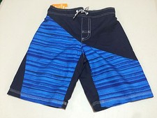 NWT Gymboree Boy Swimsuit Geo Trunk Shorts UPF 50 7/8 5/6