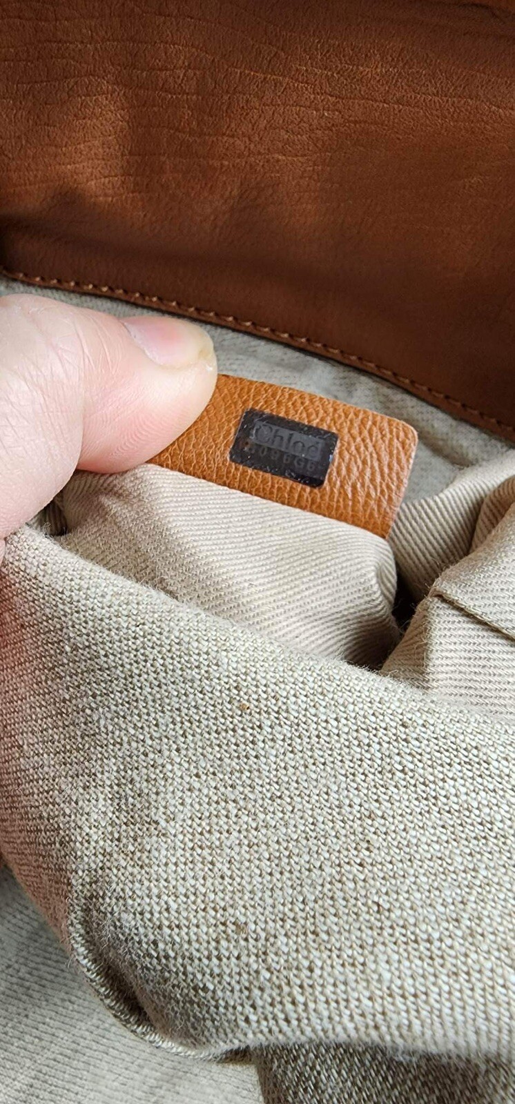 RARE Chloe Elsie Perforated Leather Large Bag image 10