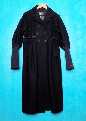 Mantel COP COPINE Aus Wolle Schwarz Größe 40 FR