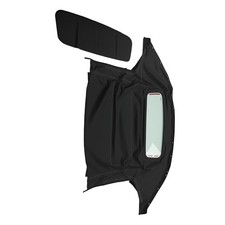 Black Soft Top Cover For Mazda Miata 1990-2005 Glass Window Convertible Easy Fit