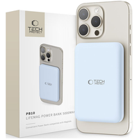 Tech-Protect PB10 Lifemag Magsafe Power Bank 5000 MAH Blau