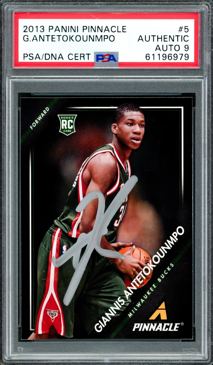 Giannis Antetokounmpo Basketball Grade 9 Rookie Sports Trading
