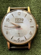 2x Armbanduhr Marke Swiss VETO herren handaufzug SEPO Superautomatik