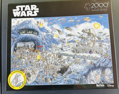 BATTLE OF HOTH 2103 Star Wars Quest Inside: Puzzle 2000 Piece. Buffalo Games