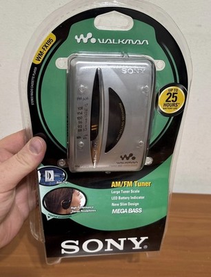Sony Walkman WM-FX195 AM/FM Stereo Cassette Player Mega Bass New in Package 