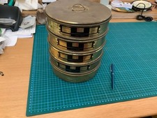 ENDECOTTS TEST SIEVES - 75 150 212 600 MICRON - BRASS LOWER TRAY & BRASS LID SET