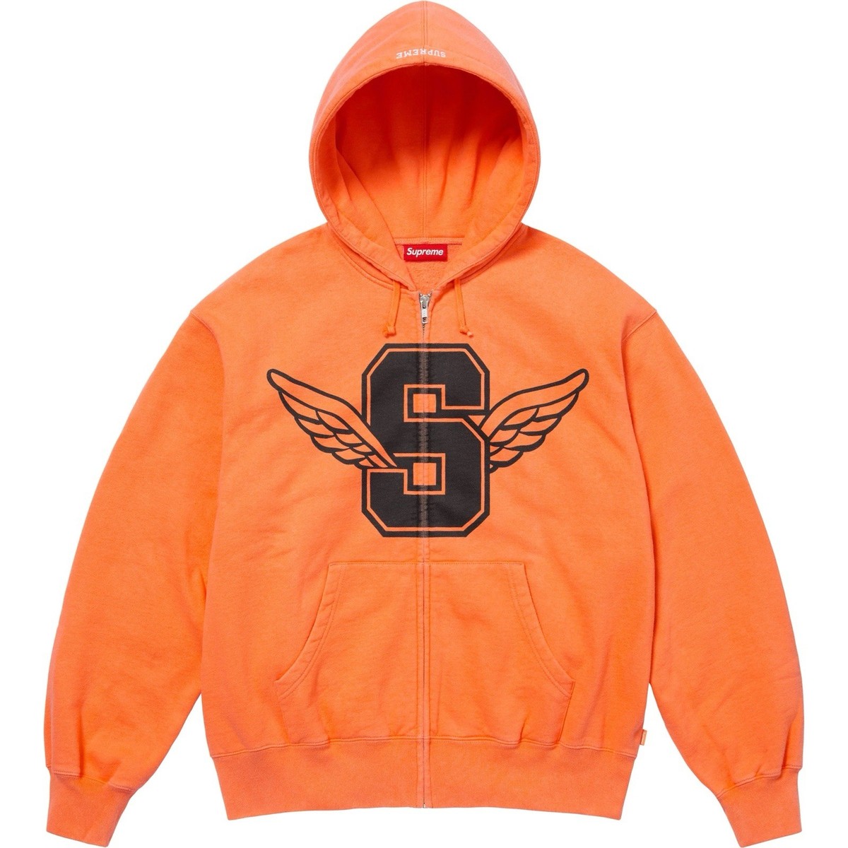 トップス supreme wings zip black L Buy Supreme Wings Zip Up Hooded Sweatshirt 'Black