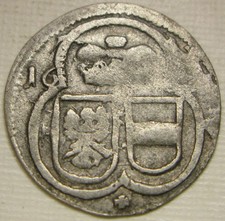 TYROL (Austrian Empire) 2 Pfennig 16?? - Billon - Ferdinand II. - VF - 2013 *