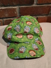 Rick & Morty Bio World Adult Swim All Over Print Snapback Unisex Hat