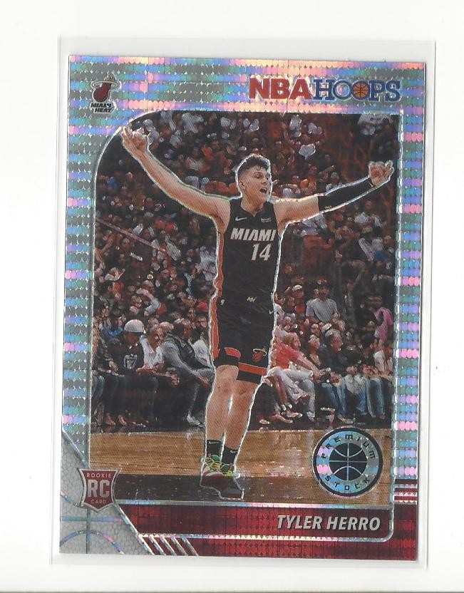 2019-20 Hoops Premium Stock Prizms Pulsar Prizm #210 Tyler Herro Rookie Heat