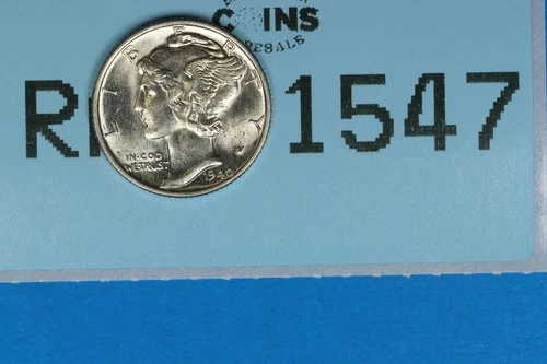 1940 FB BU 10C MERCURY HEAD SILVER DIME Early US Type RAW-1547