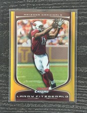 2009 Bowman Chrome Gold Refractor #67 Larry Fitzgerald /50