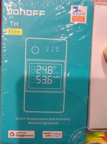 SONOFF THR316D Elite 16A Smart Switch w/Temperature & Humidity Monitoring Assist - Picture 2 of 18
