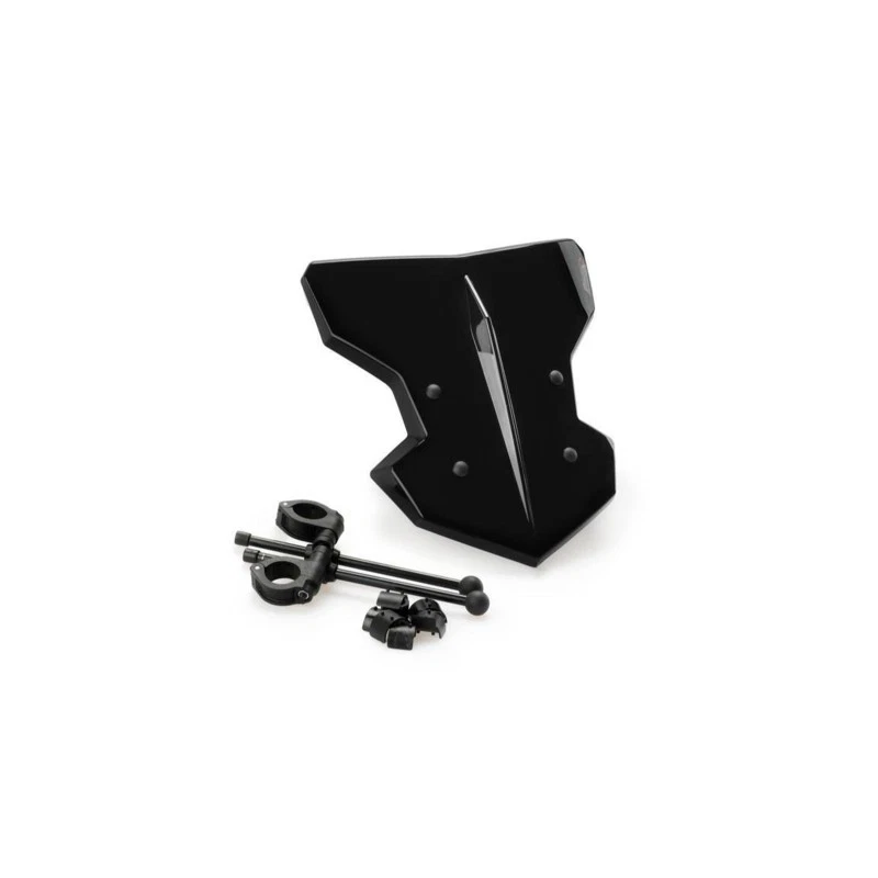 PARE-BRISE UNIVERSEL FLANKER PUIG POUR BENELLI LEONCINO 125 2022 2025 NOIR