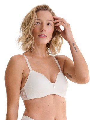 Lisca Schalen BH ohne Bügel Wireless Soft River Gr. 75-95 B-D in Cream