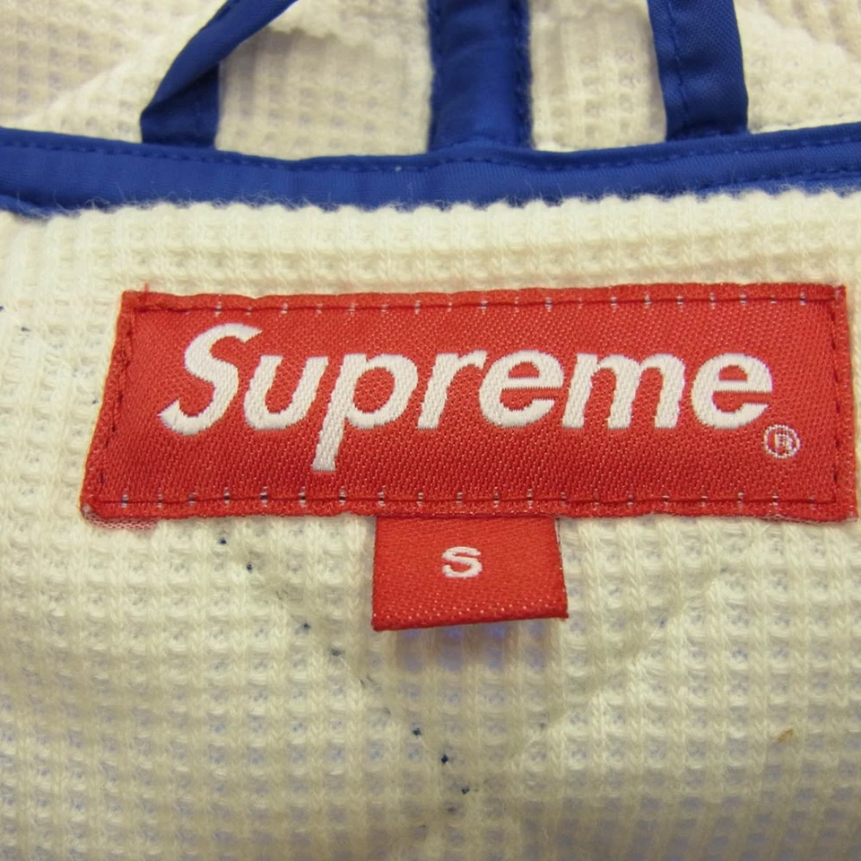 Jaqueta de náilon acolchoada independente Supreme 15 AW colcha azul usada LIFE-0 - Imagem 4 de 4