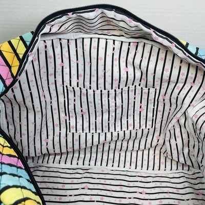 Luv Betsy Johnson Weekender Tote Duffel Travel Bag Pastel Vertical