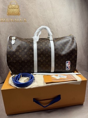 Louis Vuitton Keepall 55 ボストンバッグ LOUIS VUITTON KEEPALL BANDOULIERE 55 NBA LV BROWN BASKETBALL