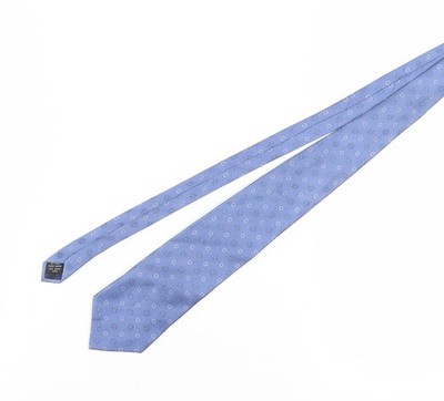 Herrenkrawatte Bijoux Terner blau geometrisch 100 % Seide