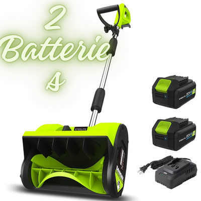 #ad Steelite 40V 2X20V 12in Cordless Snow Shovel with 2 x 4.0 Ah Battery amp; Charger $129.00