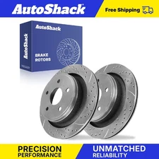 Rear Drilled Slotted Brake Rotors for Dodge Durango 2002-2018 Ram 1500 V8