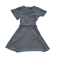 Banana Republic Women's Size 6 Nautical Knee Length Dress Stripes Old Money
