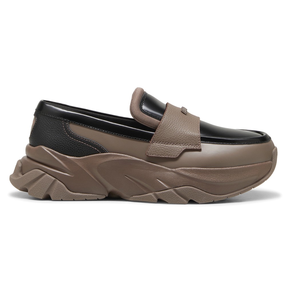 PUMA Sophyr Slip On Loafers Womens Brown  39852202