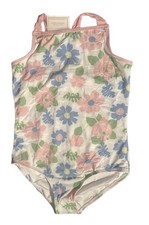 NEW The Beaufort Bonnet Company Girls Sz 8 Flower Bathing Suit Floral Swimsuit
