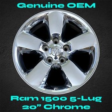 20" Wheel & *FREE Center Cap* for Ram 1500 2013-2018 Stock OEM Chrome Rim