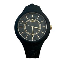 Versace Versus Fire Island Orologio Silicone Acciaio Inox Analogico Donna Nero