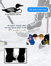 Heat Rivalry 5pc Sticker Pack Shane Hollander Illya