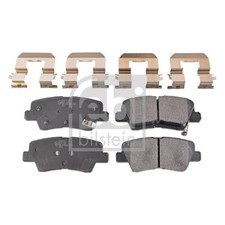 Satz Bremsbeläge Bremsklötze hinten für Hyundai I10 2 BA I30 GD | 24191285