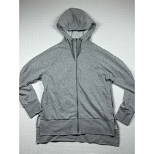 Nike Dri-FIT Women  s Full Zip Hoodie Gray Small Athletic Jacket