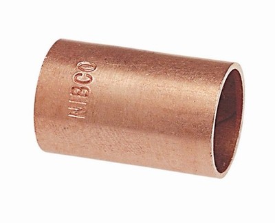 Nibco 601 11/4 1-1/4'' Nom C Copper Coupling Without Stop 2 pieces