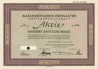 Maschinenfabrik Weingarten 1952 Lake Constance Eßlingen Schuler AG Göppingen BW 100 DM