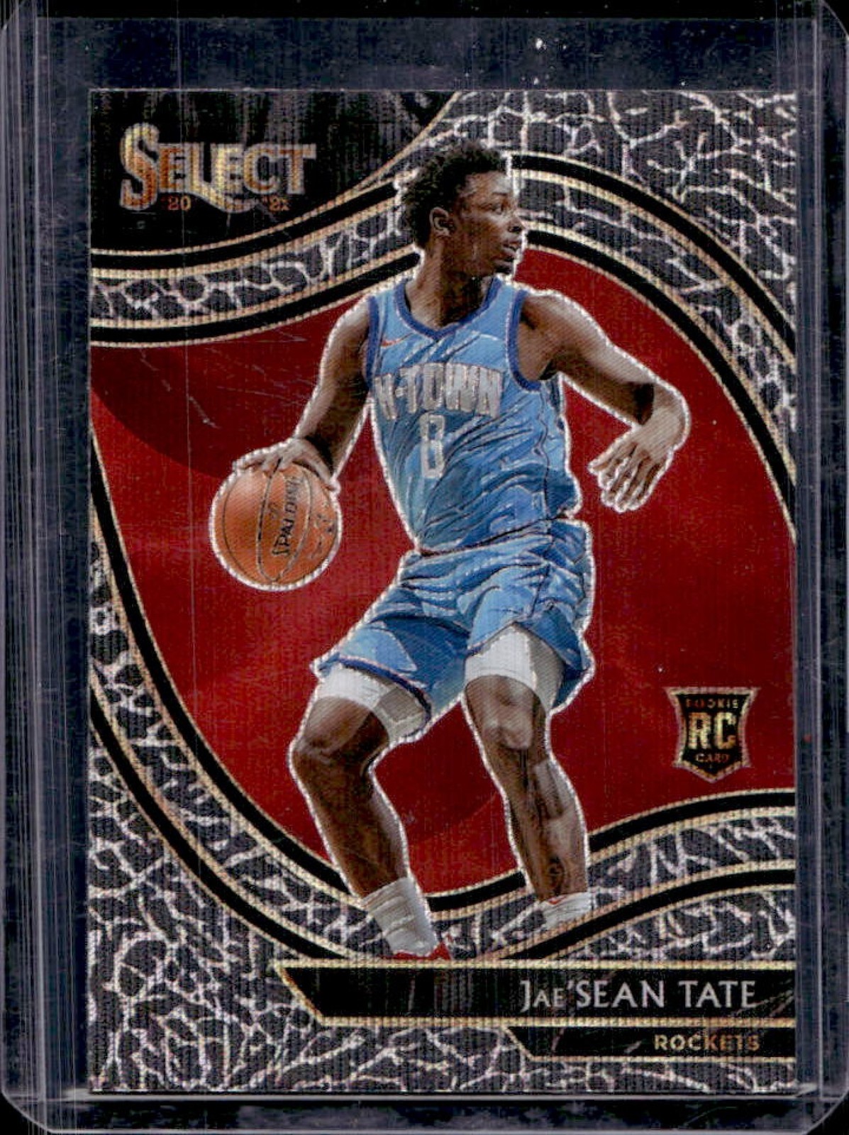 2020-21 Select Jae Sean Tate RC Elephant Prizm SSP Courtside #278 Rockets