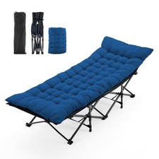 Folding Camping Cot, Compact Foldable Bed for Indoor Outdoor, Portable Slee...