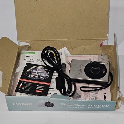 Canon PowerShot SD1000 Digital Elph 7.1MP Camera UNTESTED NO BATTERY OR CHARGER