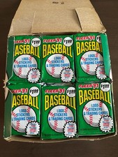 1991 Fleer Baseball *Rare Format* Super Jumbo Box 24 Packs Look For Griffey Jr!