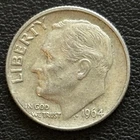 1964 D Roosevelt Dime 90% Silver