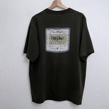 Vintage Mossimo Gene Tee Green T-Shirt Short Sleeve USA Made Size Large