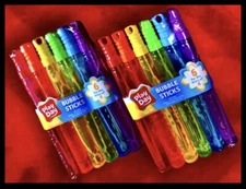 Play day Jumbo bubble sticks/wands 12pk Lot 12.5” long, 2 Bubble Sizes In Wand.