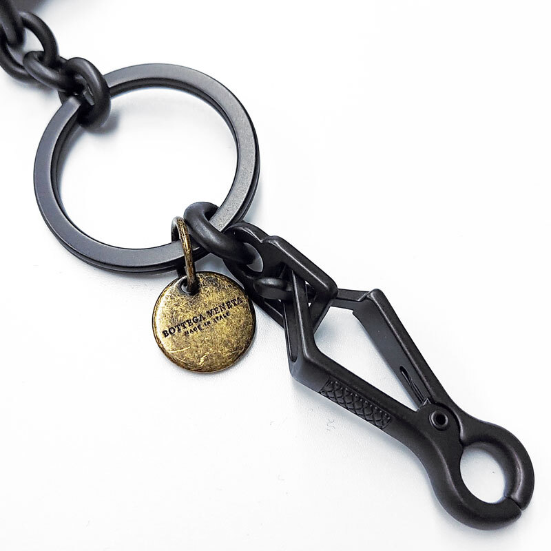 Bottega Veneta Bag Charm Keyring Keychain Bird Motif Pink Leather