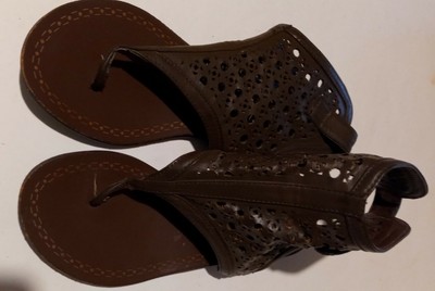 Kharisma Vero Cuoio Sandal Dark Brown Size Flat