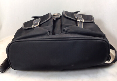 Vintage COACH Black Nylon Leather Trim Backpack Bag 4290 | eBay display picture 1